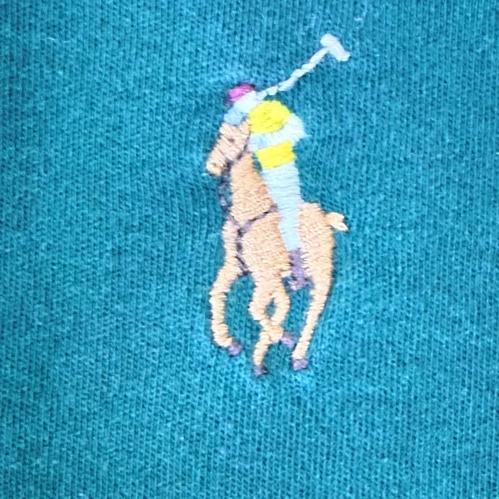 Polo Ralph Lauren Polo Shirt Men 2XB Green‎ Embroidered Flesh Pony Preppy Golf